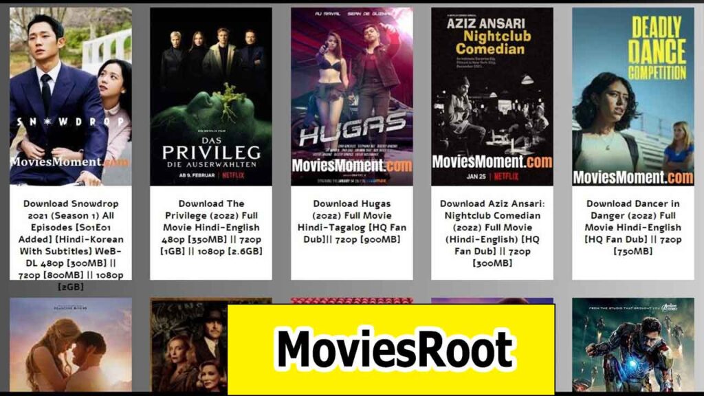 Moviesroot 2022 – Online HD Bollywood Hollywood Movies Download