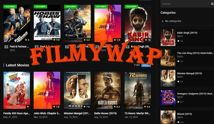 Filmywap in 2022 – HD Movies Download, Hollywood Bollywood Movies