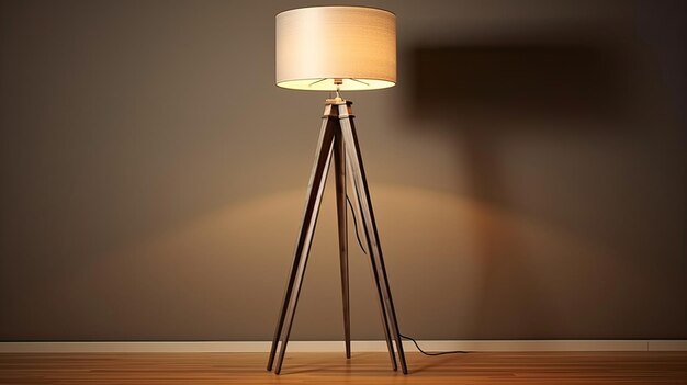 Wooden Floor Lamp