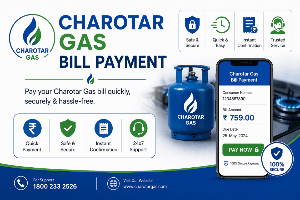 Charotar Gas Bill Payment
