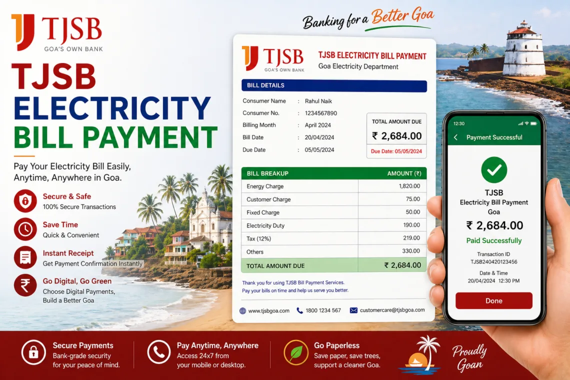 TJSB Electricity Bill Payment Goa